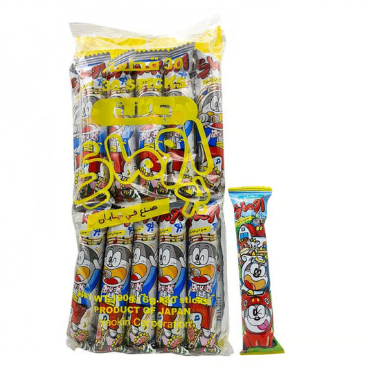 Umaibo Japanese Popular Snack Food, -Set of 30 Piece